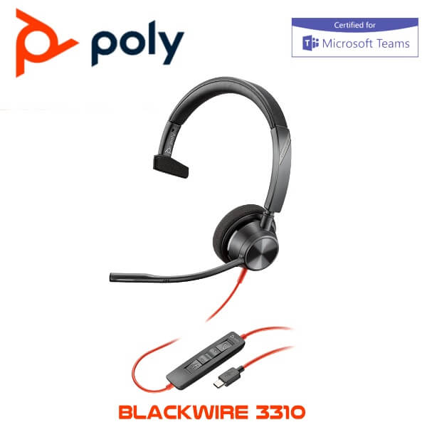 Poly Blackwire3310 USB C Teams Dubai