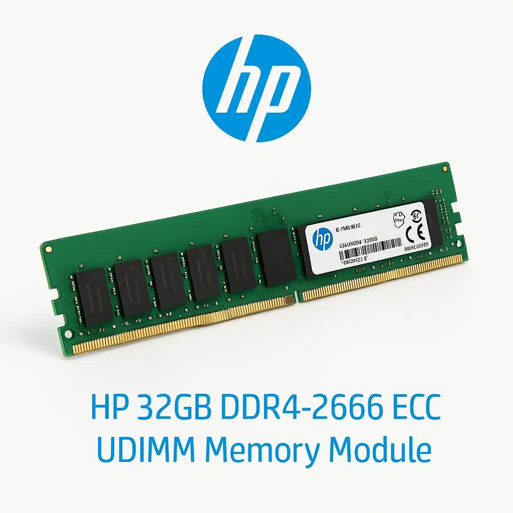 Hp 32gb Ddr4 2666 Ecc Udimm Memory Module Dubai