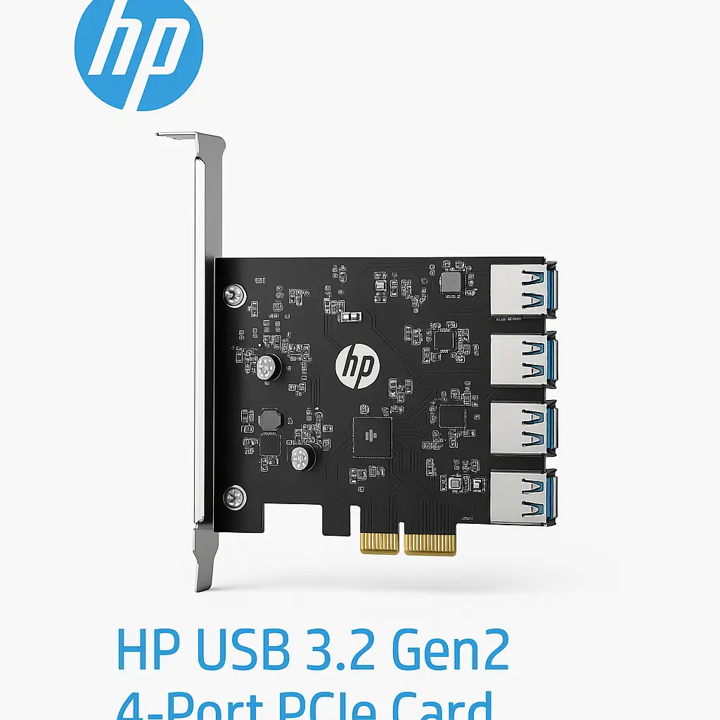 Hp Usb 3 2 Gen2 4 Port Pcie Expansion Card Dubai