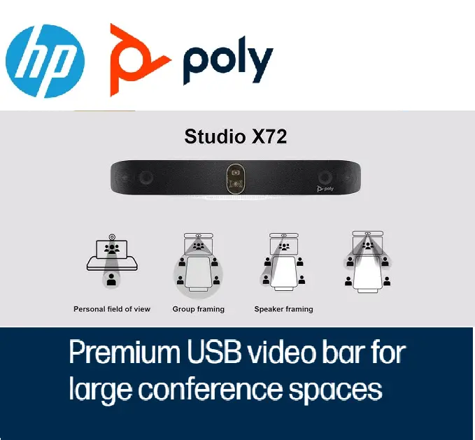 Poly Stduio X72 Video Bar