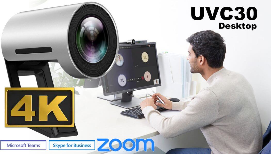 Yealink UVC30 Desktop 4KUSB Webcam Dubai - Yealink UVC30 Desktop Dubai
