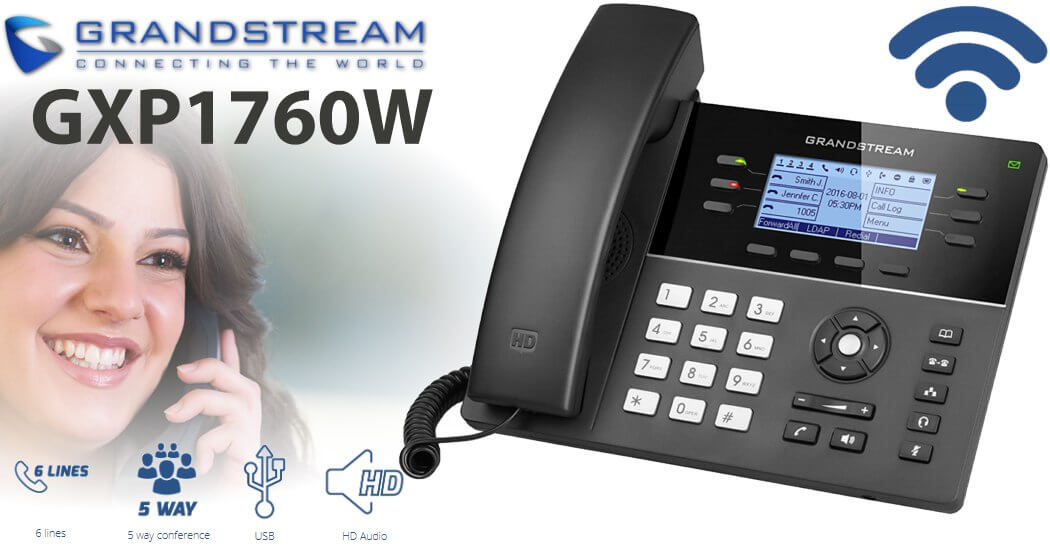 Grandstream Gxp1760w Wifi Phone Dubai