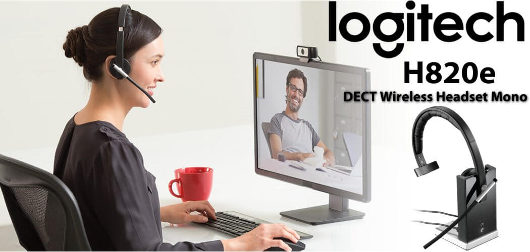 Logitech H820e Dect Wireless Headset Mono