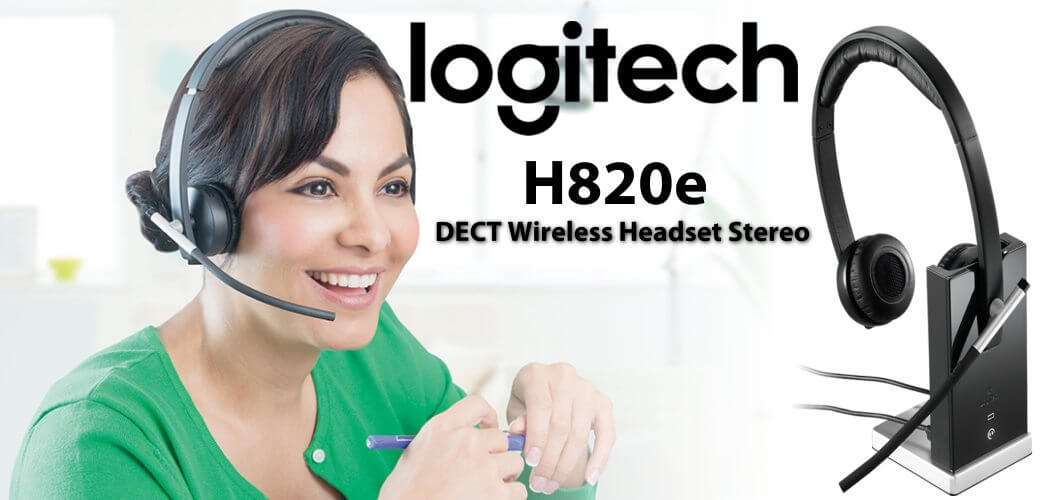 Logitech H820e Dect Wireless Headset Stereo