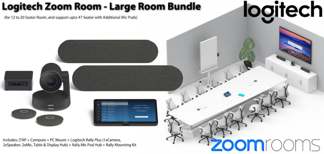 Logitech Zoom Room Large Room Bundle Lagos Nigeria Datavox It Solutions Telephony