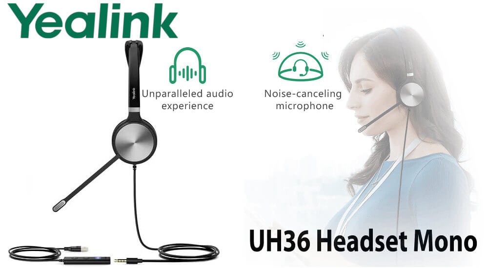 Yealink Uh36 Mono Headset Dubai