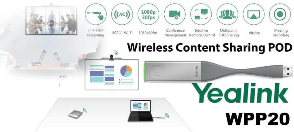 Yealink Wpp20 Wireless Content Sharing Pod Dubai
